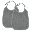 Set van 2 badstof slabben - 2-pack basic badstof grijs 